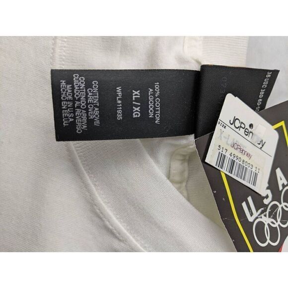 Vintage JCPenny USA Olympics Track Suit w Tshirt size XL Pants Windbreaker Jacke - Picture 6 of 16